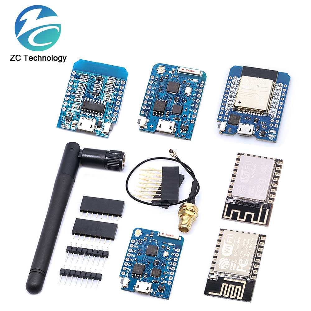 ESP8266 ESP-12 ESP-12F CH340G  - مراجعة D1 Mini Pro وسعره