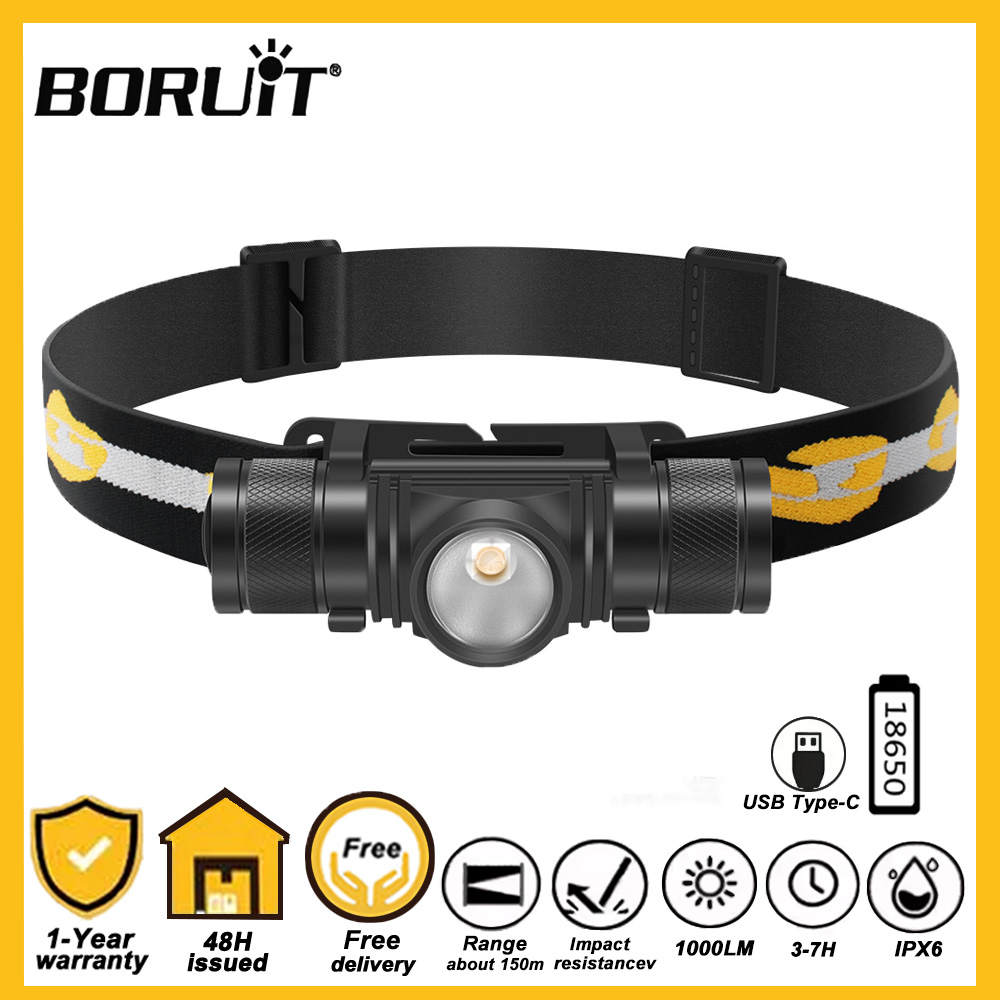 BORUiT D10 LED كشافات 18650 بط - مراجعة Lolin D32 وسعره