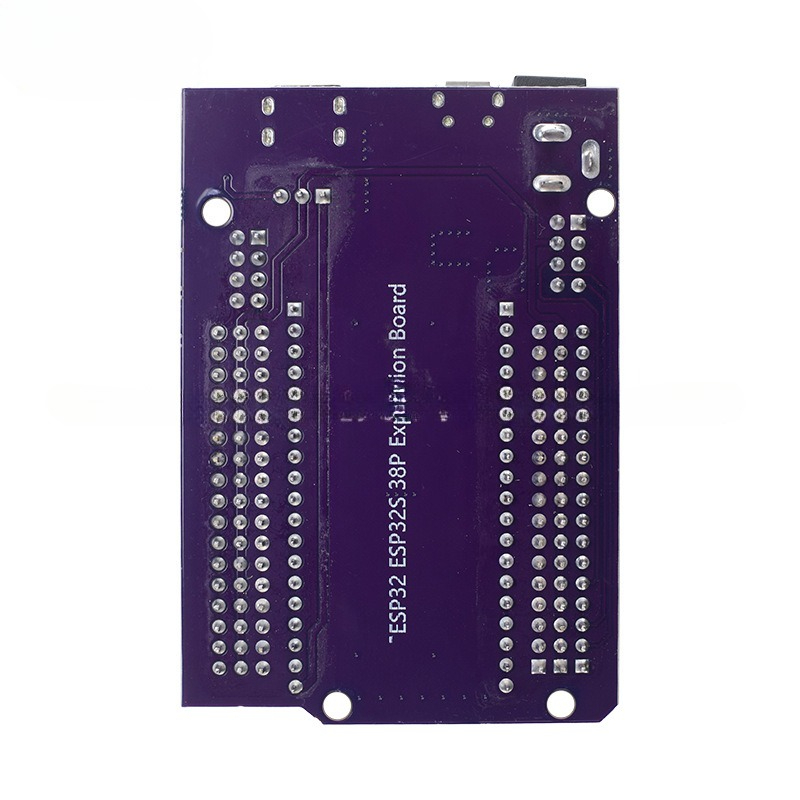 لوحة توسعة ESP32S باللون البنف - مراجعة Nodemcu 32S وسعره
