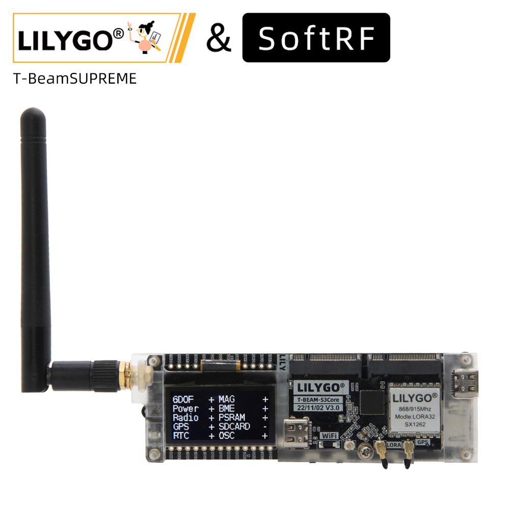 LILYGO® SoftRF T-Beam SUPREME  - مراجعة Lolin S3 وسعره