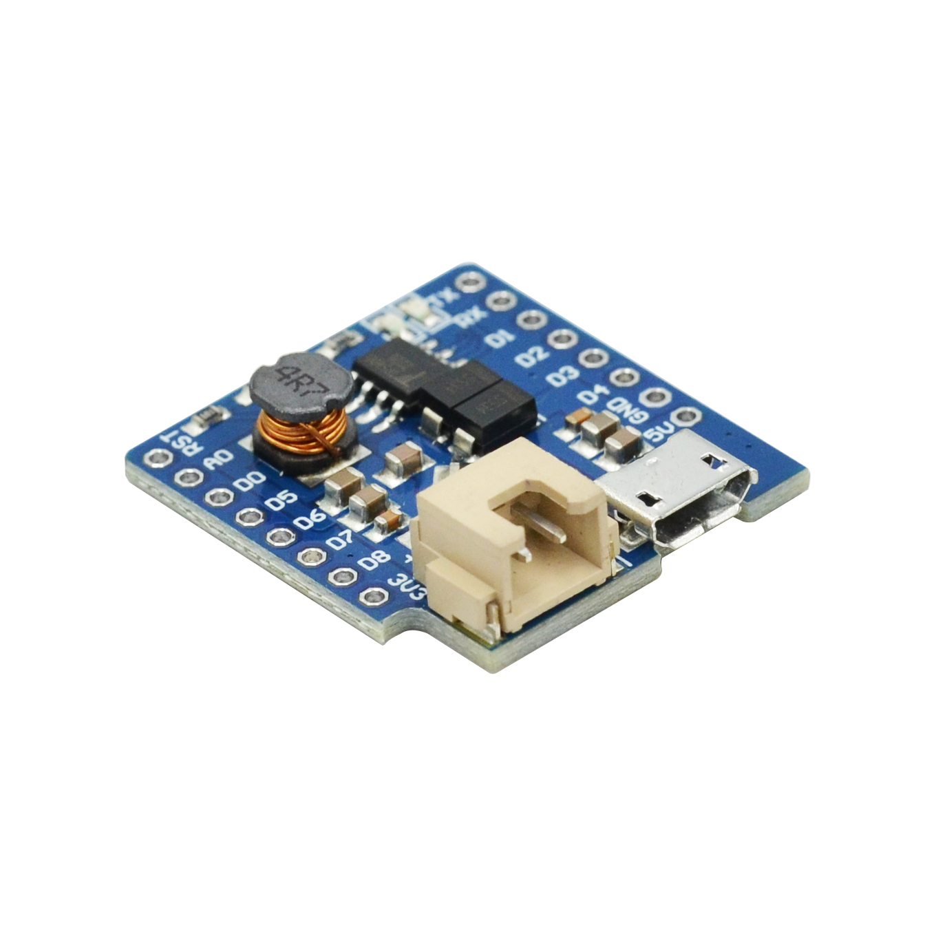 درع البطارية لشحن وتعزيز بطاري - مراجعة Wemos D1 Mini وسعره